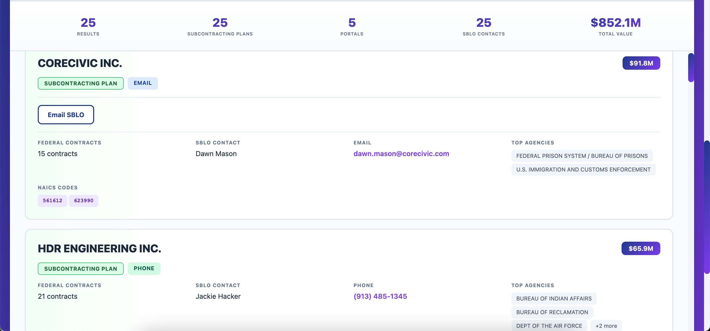Direct Contact Information